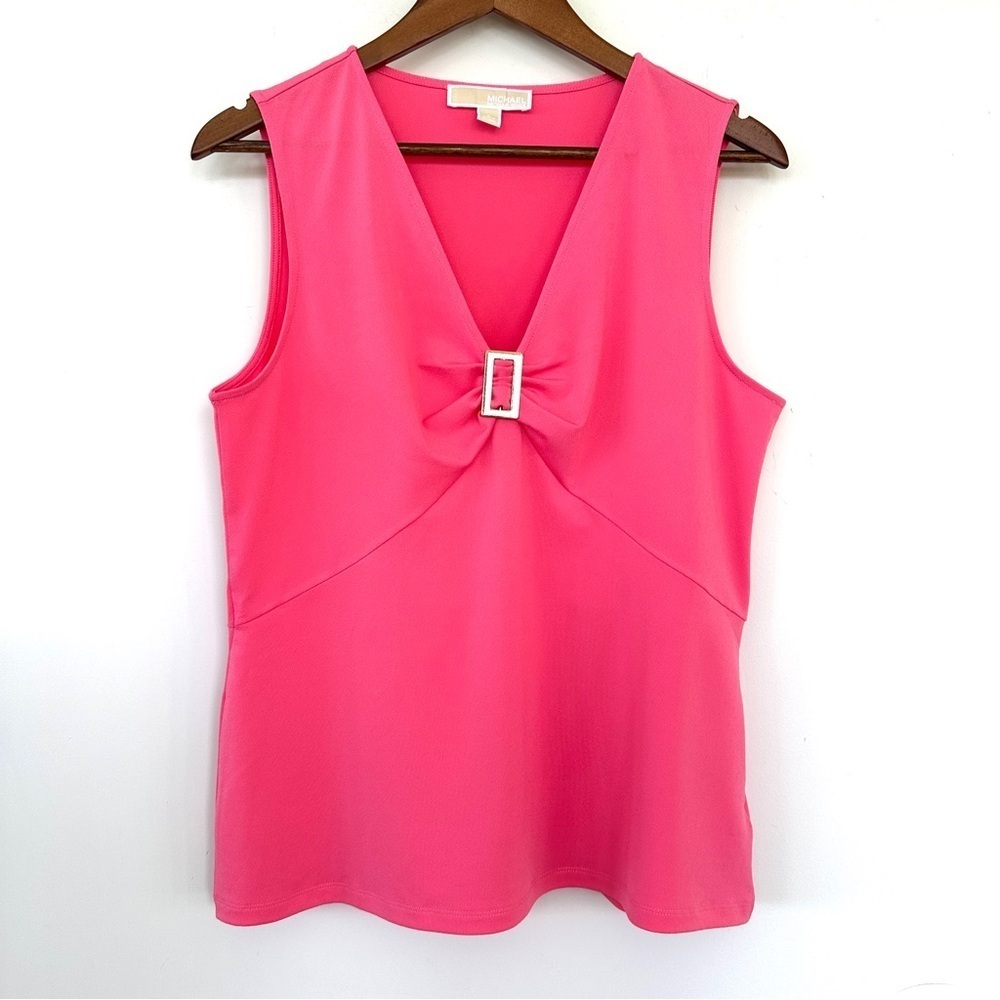 Michael Kors tank  top with v-neckline, in a stretch knit